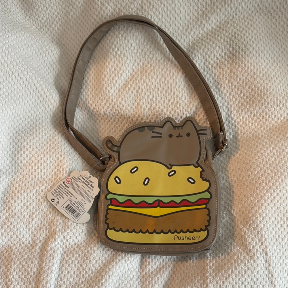 Pusheen Burger Crossbody Bag